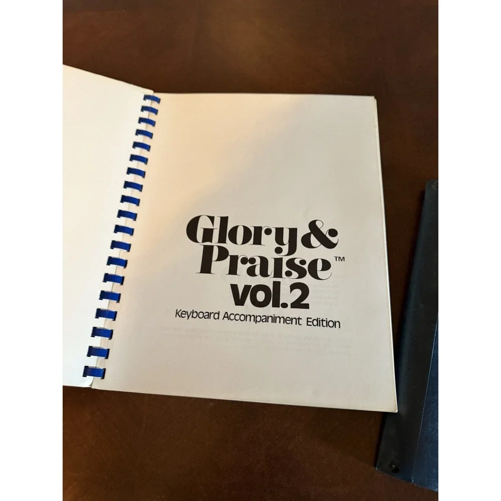 VTG Glory & Praise Keyboard Accompaniment Vol‎ 2 Songs 1980 Lot